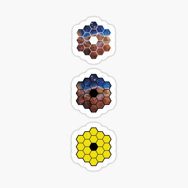 Item preview, James Webb Space Telescope Art Triple designed and sold by DoughnutCool.