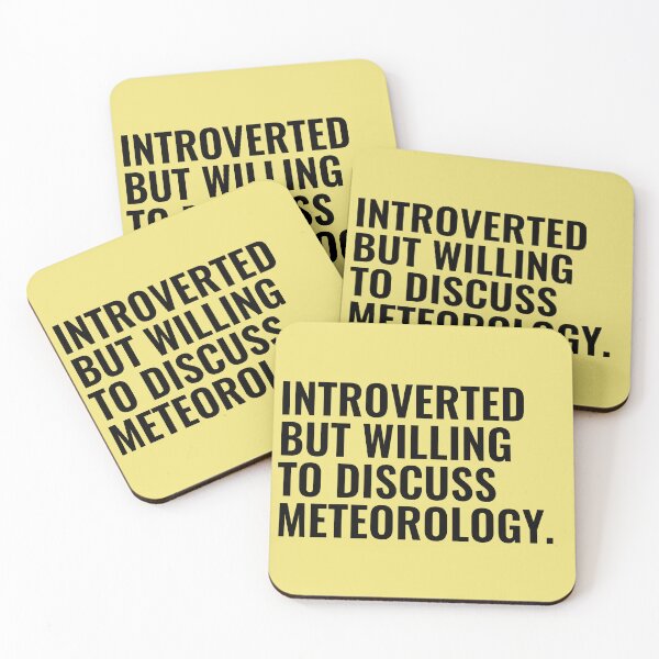 Item preview, Introverted But Willing To Discuss Meteorology designed and sold by kamrankhan.