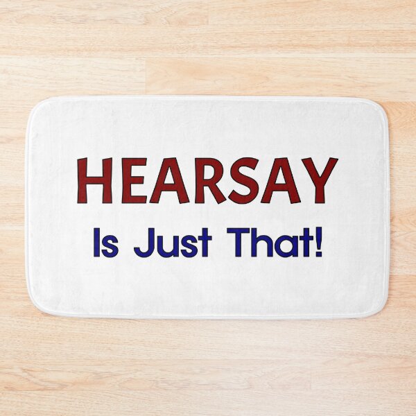 Item preview, HEARSAY, Is Just That! Blood Red Font, and Navy Blue Bold Font designed and sold by AASparksDesigns.