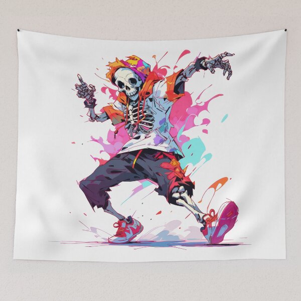 Item preview, Boney Boogie: Skeleton's Spectrum Shimmy designed and sold by KaleidoKiosk.