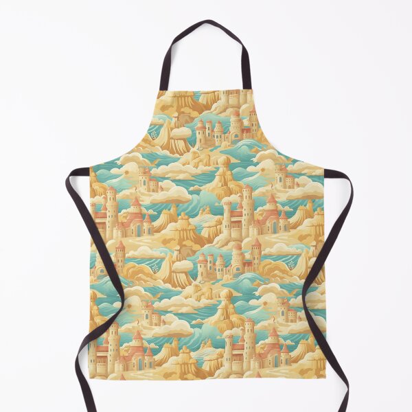 Item preview, Sandcastles - Beach Pattern designed and sold by JoanNinjaHen.