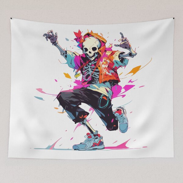 Item preview, Boney Boogie: Skeleton's Spectrum Shimmy designed and sold by KaleidoKiosk.