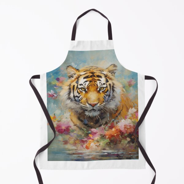 Item preview, impressionism tigre designed and sold by patternshoprad.