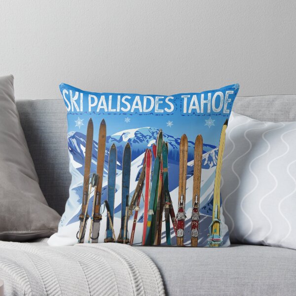 Item preview, Vintage-Style Ski Palisades Tahoe Travel Poster designed and sold by travelwitheric.