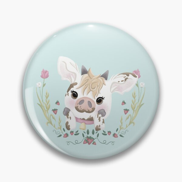 Item preview, Strawberry Cow designed and sold by K. Pastva Illustration.