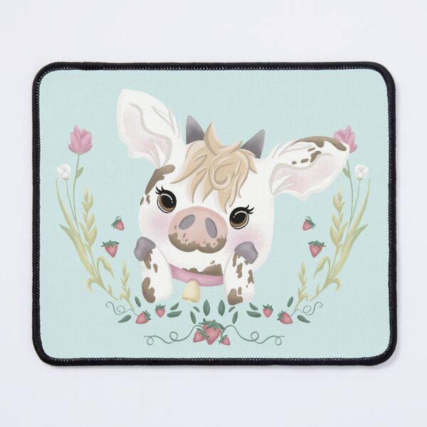 Item preview, Strawberry Cow designed and sold by K. Pastva Illustration.