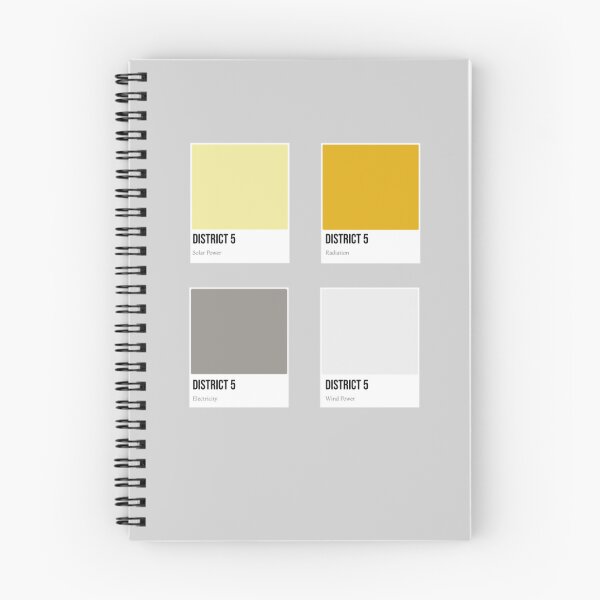 Item preview, Hunger Games: District 5 Pantones designed and sold by BlackwellNY.