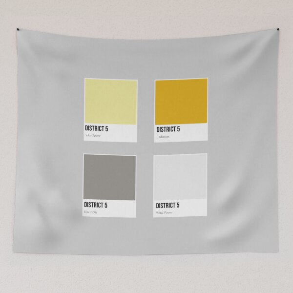 Item preview, Hunger Games: District 5 Pantones designed and sold by BlackwellNY.