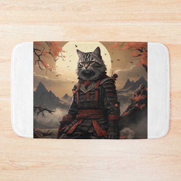 Item preview, Japanese Samurai Cat designed and sold by Jaro90.