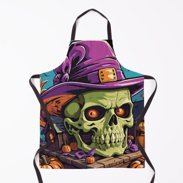 Item preview, Eerie Elegance: Halloween Skull Head designed and sold by PixelStroke.