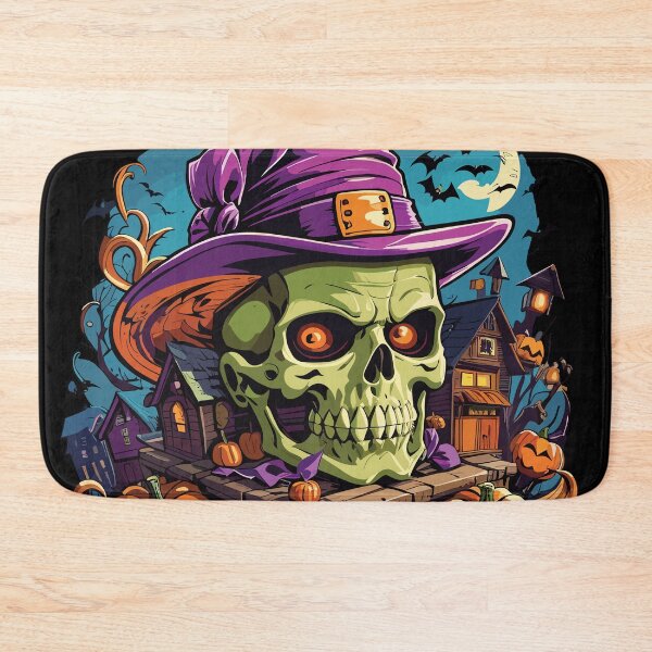 Item preview, Eerie Elegance: Halloween Skull Head designed and sold by PixelStroke.