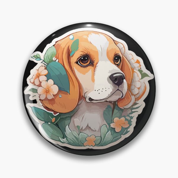 Item preview, Golden Flower Beagle  designed and sold by TheFullFantasy.