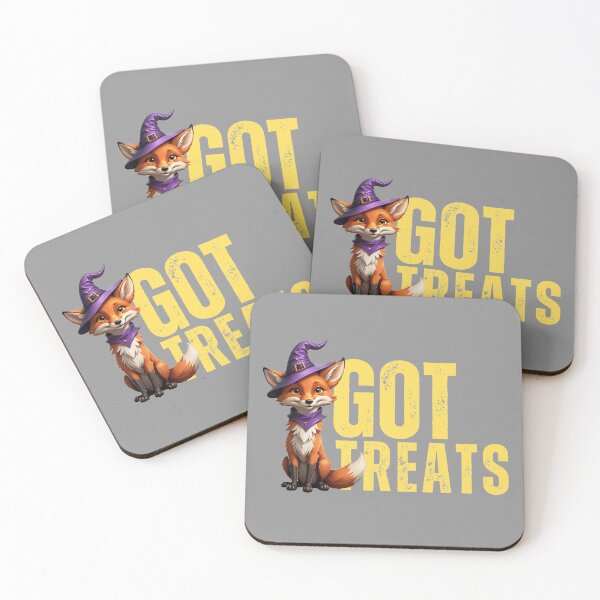 Item preview, Cute Fox Witch:  Got Treats?  Happy Halloween designed and sold by Gilby-Designs.