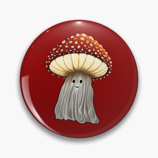 Item preview, Toast Red Amanita Mushroom Ghost designed and sold by seeliecastle.