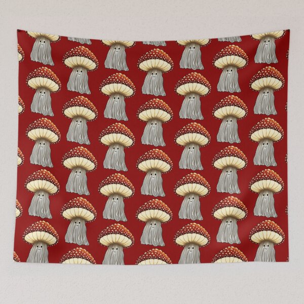 Item preview, Toast Red Amanita Mushroom Ghost designed and sold by seeliecastle.