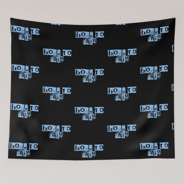 Item preview, born to swim  designed and sold by Markflow.