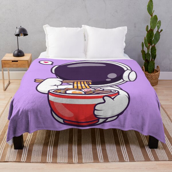Item preview, Adorable Astronaut Enjoying Ramen Noodles: Cartoon Vector Icon designed and sold by hjian8219.