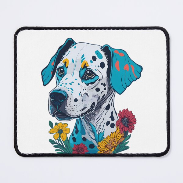 Item preview, Dalmatian Dog with Flowers designed and sold by FocusChillax.
