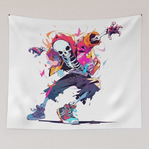 Item preview, Boney Boogie: Skeleton's Spectrum Shimmy designed and sold by KaleidoKiosk.