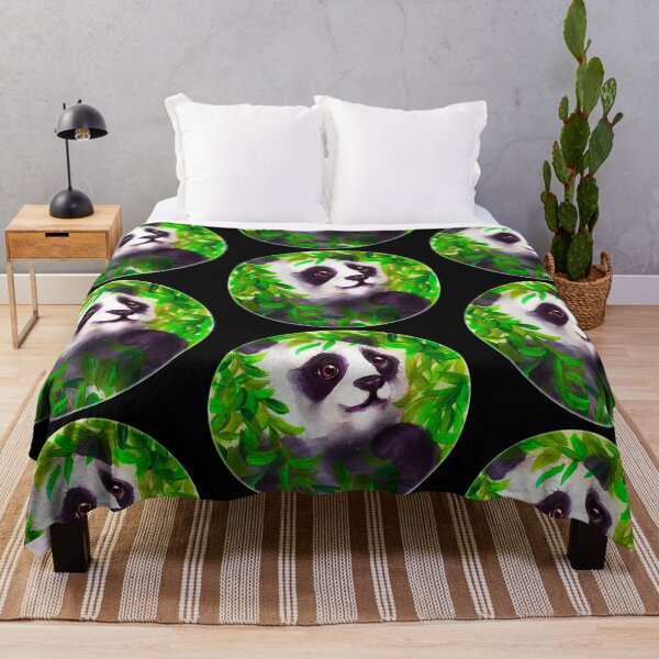 Item preview, Cute panda bear watercolour/acrylic painting designed and sold by Funsize-Art.