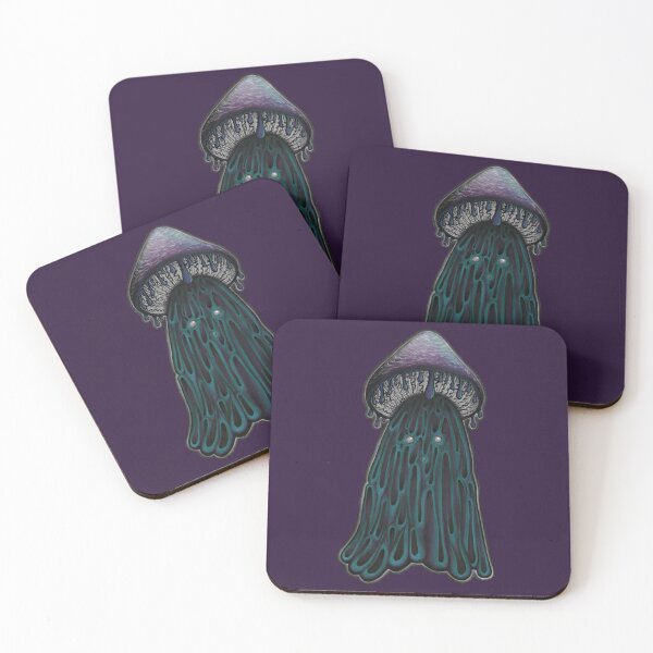 Item preview, Ink Inkcap Mushroom Ghost designed and sold by seeliecastle.