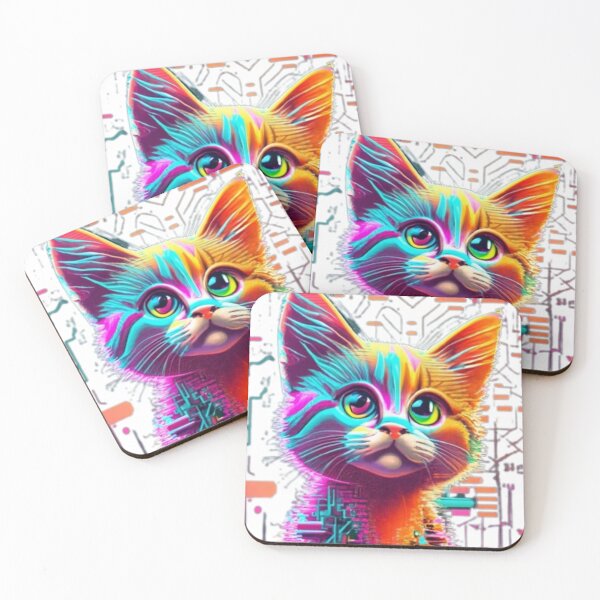 Item preview, mysterious super cute cat designed and sold by luizartemove.