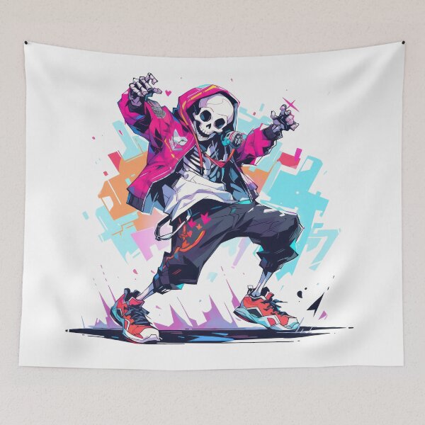 Item preview, Boney Boogie: Skeleton's Spectrum Shimmy designed and sold by KaleidoKiosk.
