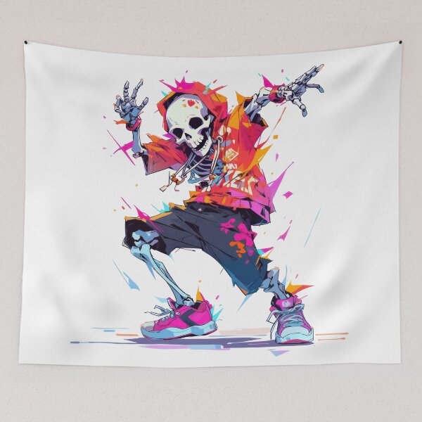 Item preview, Boney Boogie: Skeleton's Spectrum Shimmy designed and sold by KaleidoKiosk.