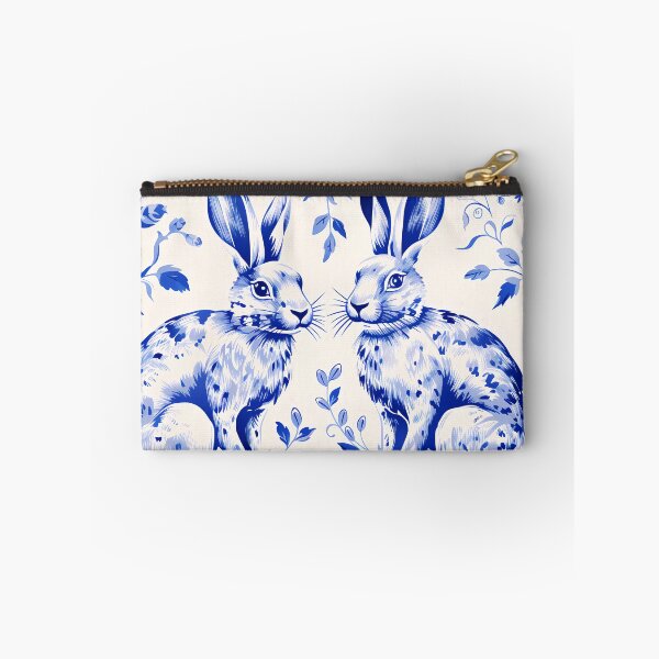 Item preview, White Rabbits with Blue Willow style design designed and sold by Kristylynn757.