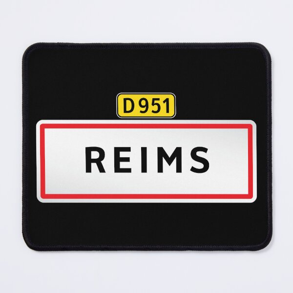 Item preview, Entrance to Reims, France Road Sign designed and sold by travelwitheric.