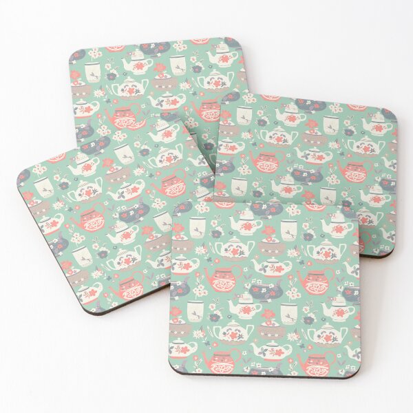 Item preview, Tea time Japanese relax pastel tints designed and sold by Alessandro Remo Mazzoni Remotextiles.