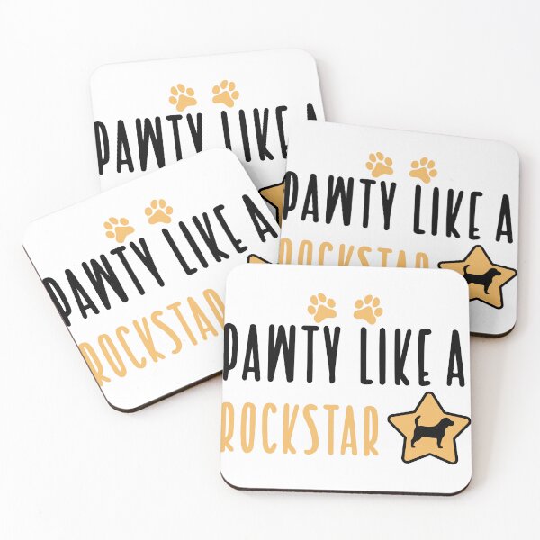 Item preview, Pawty Like A Rockstar, Dog Lovers designed and sold by Livn2laugh.