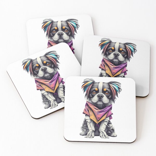 Item preview, super cute shitzu dog designed and sold by luizartemove.