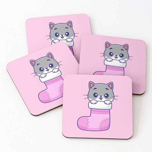 Item preview, Sneaky Cat with Hidden Sock: Cartoon Vector Icon designed and sold by hjian8219.