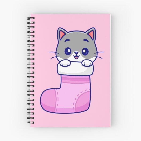 Item preview, Sneaky Cat with Hidden Sock: Cartoon Vector Icon designed and sold by hjian8219.