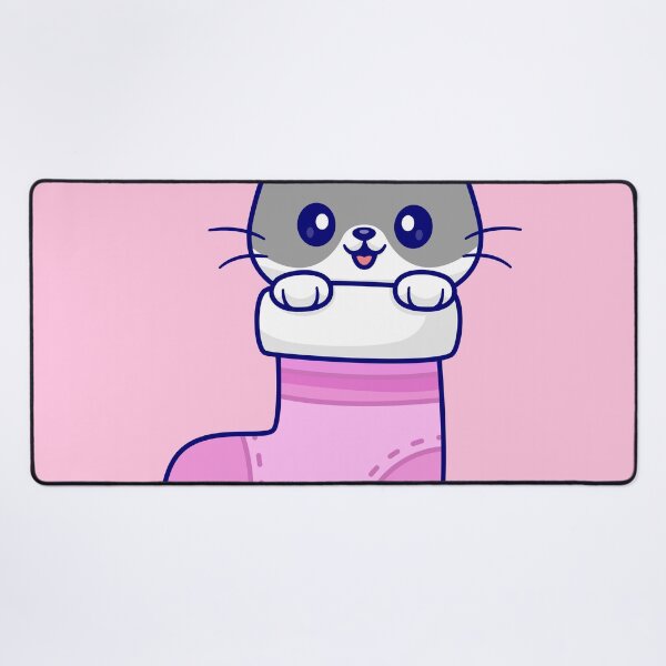 Item preview, Sneaky Cat with Hidden Sock: Cartoon Vector Icon designed and sold by hjian8219.