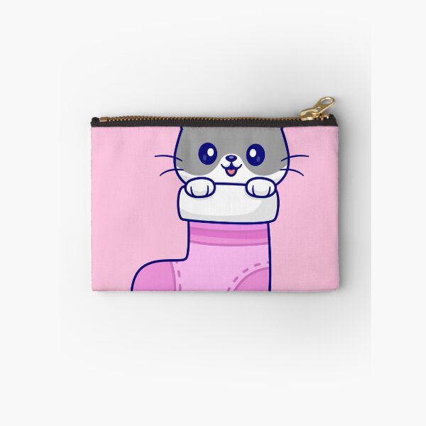 Item preview, Sneaky Cat with Hidden Sock: Cartoon Vector Icon designed and sold by hjian8219.