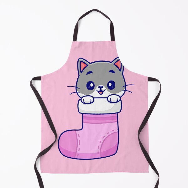 Item preview, Sneaky Cat with Hidden Sock: Cartoon Vector Icon designed and sold by hjian8219.