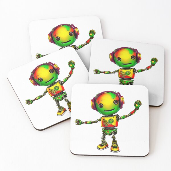 Artikelvorschau, Reggae-Roboter entworfen und verkauft von reggaeartgifts.