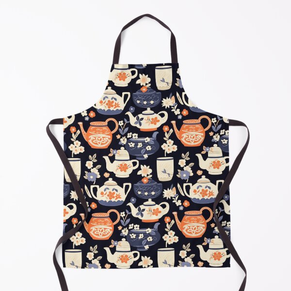 Item preview, Tea time japanese relax black designed and sold by Alessandro Remo Mazzoni Remotextiles.