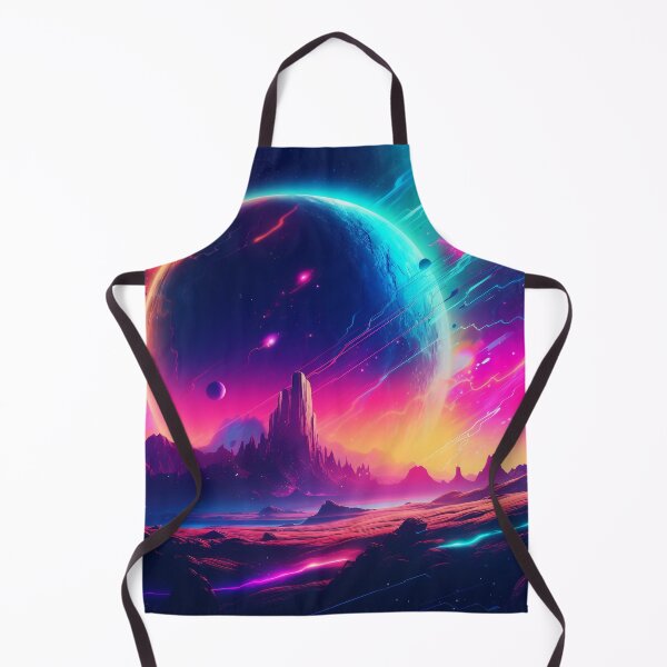 Item preview, Synth Mountain-Scape || Neon River, Synthwave/Retrowave Landscape designed and sold by UmuuStudio.
