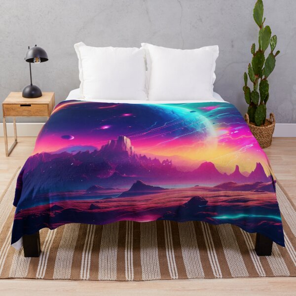 Item preview, Synth Mountain-Scape || Neon River, Synthwave/Retrowave Landscape designed and sold by UmuuStudio.