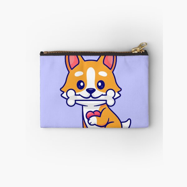 Item preview, Adorable Corgi Pup Sharing Love and a Bone: Cartoon Vector Icon designed and sold by hjian8219.