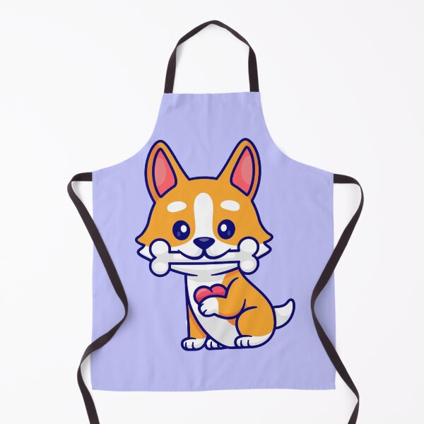 Item preview, Adorable Corgi Pup Sharing Love and a Bone: Cartoon Vector Icon designed and sold by hjian8219.