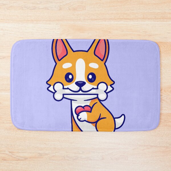 Item preview, Adorable Corgi Pup Sharing Love and a Bone: Cartoon Vector Icon designed and sold by hjian8219.