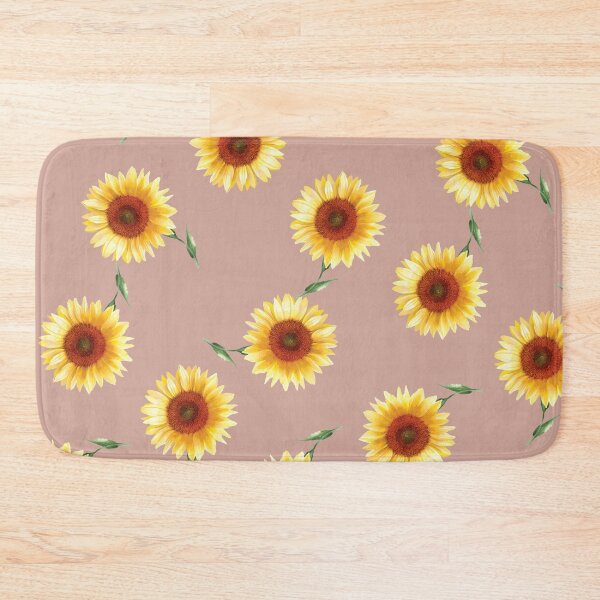 Item preview, sunflower, floral, ethnic, pink, wallpaper, watercolors, yellow designed and sold by mintdiamond21.