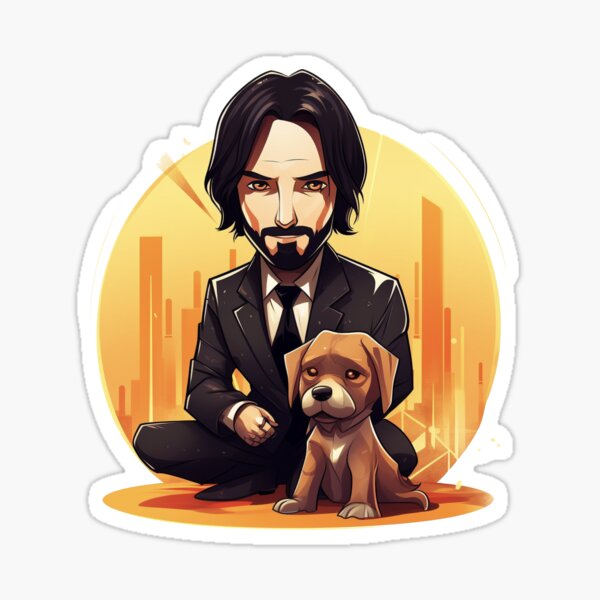 John Wick Stickers for Sale