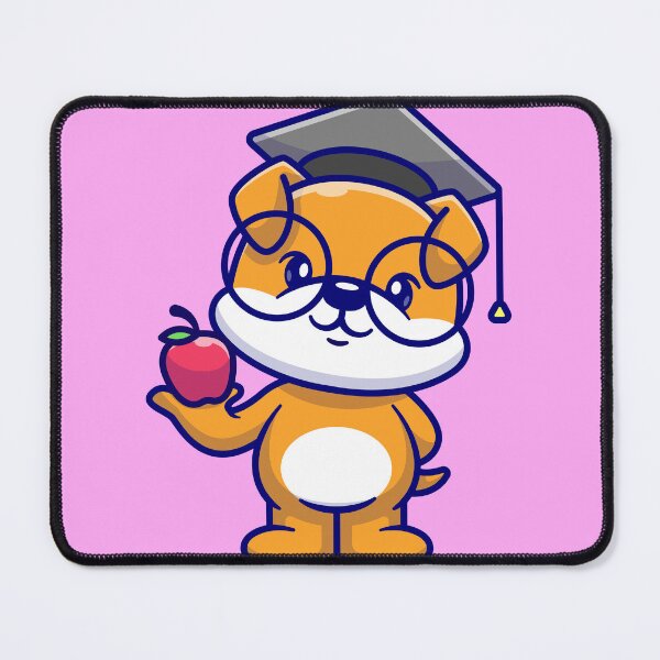 Item preview, Scholarly Pooch: Cartoon Vector Icon designed and sold by hjian8219.