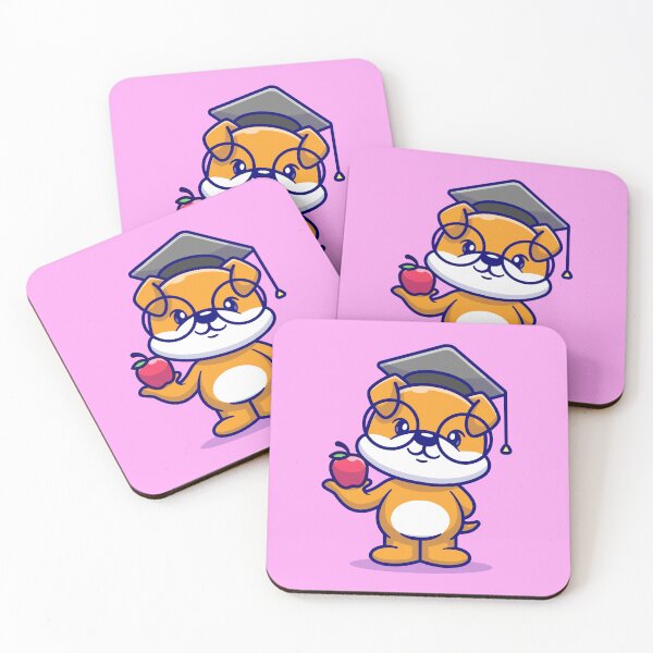 Item preview, Scholarly Pooch: Cartoon Vector Icon designed and sold by hjian8219.