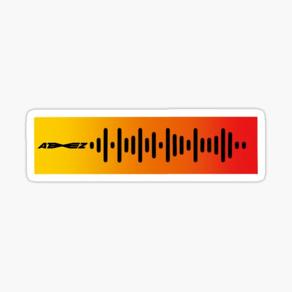 Item preview, inception ateez spotify code designed and sold by kmarieart.